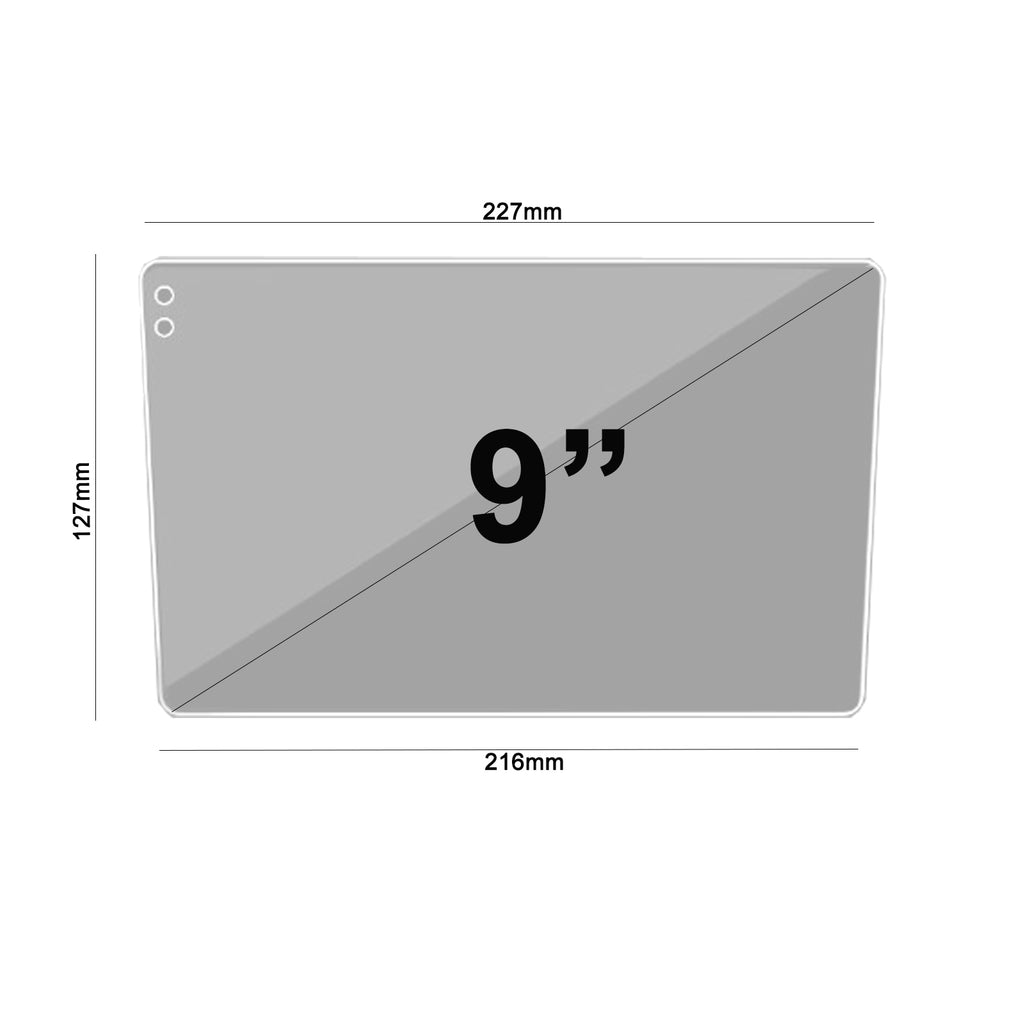 SCRP4 9" 10" Navigation Anti-Reflection Screen Protector Anti Fingerprints Car Stereo Protective Film