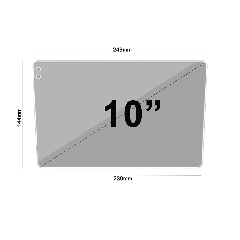SCRP4 9" 10" Navigation Anti-Reflection Screen Protector Anti Fingerprints Car Stereo Protective Film