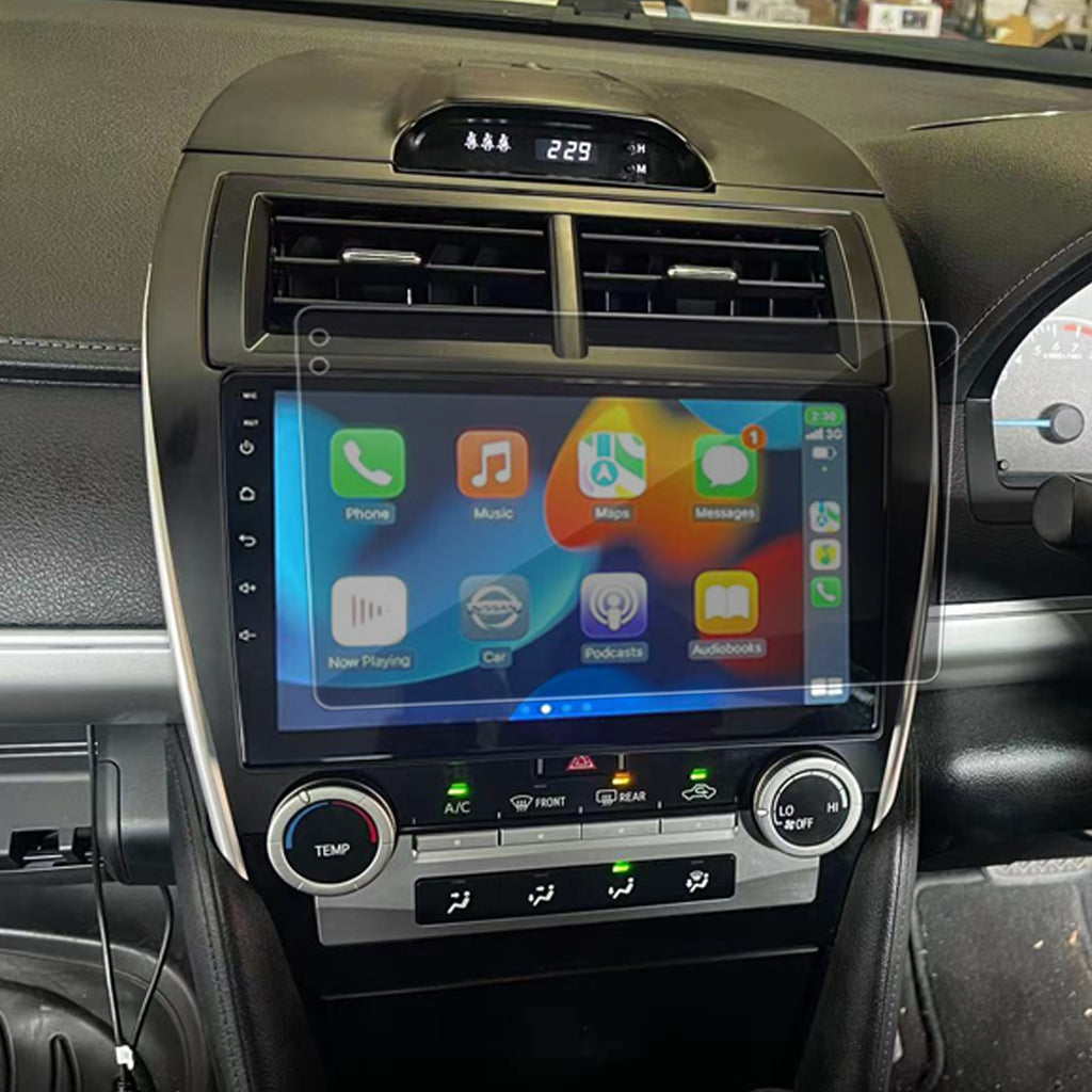 SCRP3 9" 10" Navigation Tempered Glass Screen Protector Anti Fingerprints Car Stereo Protective Film