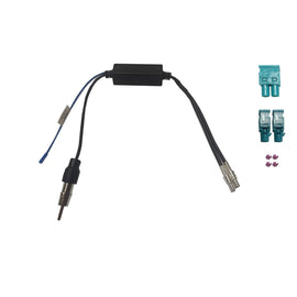 ANFA4 Twin Fakra Antenna Adapter Compatible With VW Volkswagen Audi Landrover Mercedes Peugeot Porsche Skoda