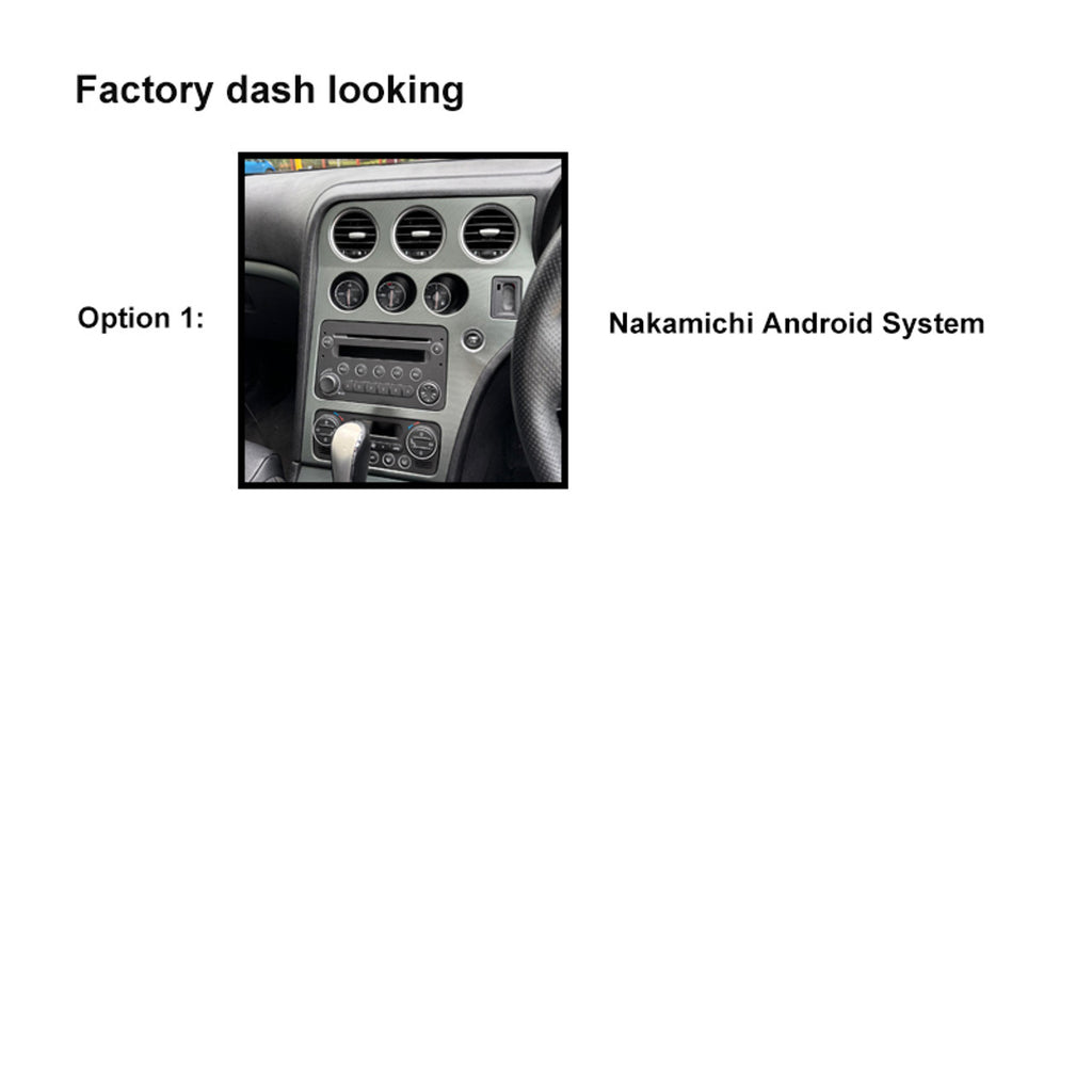 Nakamichi Android NA9ALFAROMEO15920062011 Wireless Apple Carplay Android auto solution Sat Nav compatible with Alfa Romeo 159 2006-2011
