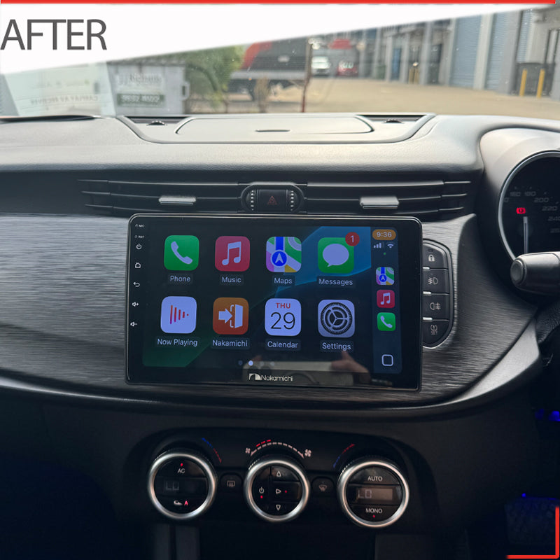Nakamichi Android NA9ALFAROMEOGUILIETTA2014ON Wireless Apple Carplay Android auto solution Sat Nav compatible with Alfa Romeo Guilietta 2014+