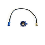 ANGPS2 GPS Antenna Adapter MCX Female To Fakra C Male Compatible With Vehicles With Factory GPS