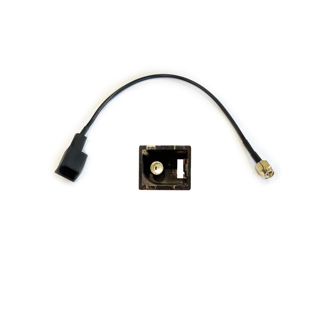 ANGPS3 GPS Antenna Adapter MCX Female To Fakra C Female Compatible With Vehicles With Factory GPS