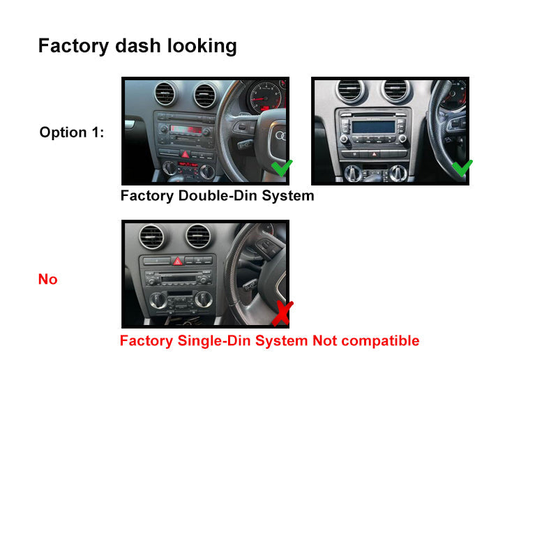 Nakamichi W9AUDIA320032012 Wireless Apple Carplay Android auto solution compatible with Audi A3 2003-2012