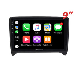 Nakamichi Android NA9AUDITT20072014 Wireless Apple Carplay Android Auto Sat Nav Solution compatible with Audi TT 2007-2014