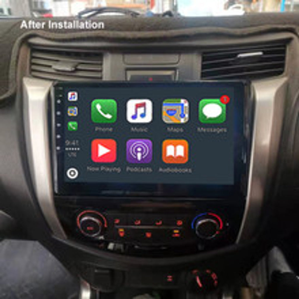 Nakamichi Android NAXNISSANNP3002015ON Wireless Apple Carplay Android Auto Sat Nav Solution compatible with Nissan Navara NP300 RX ST 2015+