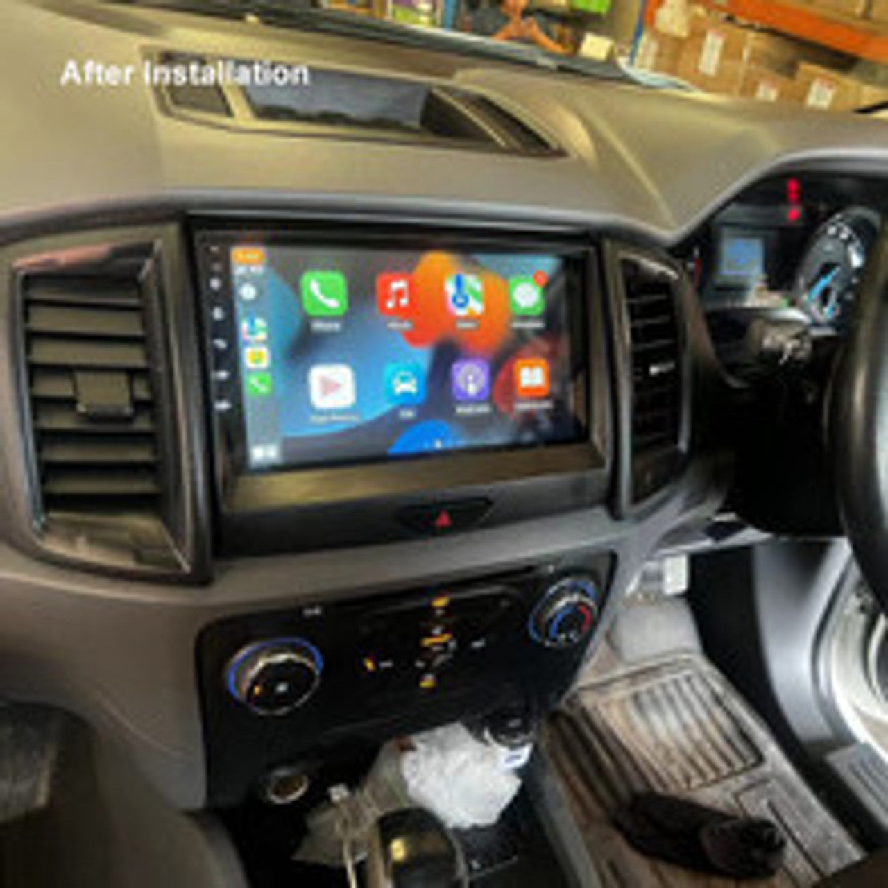 Nakamichi Android NA9FORDRANGER2015ON Wireless Apple Carplay Android Auto Sat Nav Solution compatible with Ford Ranger 2015 on