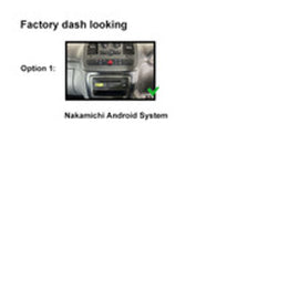 Nakamichi Android NAXMERCEDESVITO20032006 Wireless Apple Carplay Android auto Sat Nav solution compatible with Mercedes Vito 2003-2006