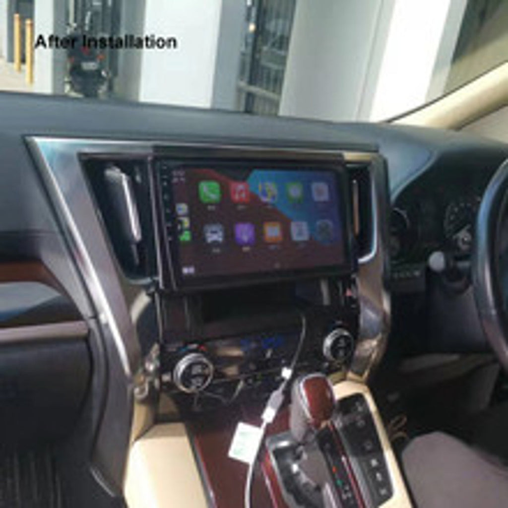 Nakamichi Android NAXTOYOTAALPHARD2015ON Wireless Apple Carplay Android Auto Sat Nav Solution compatible with Toyota Alphard 2015+