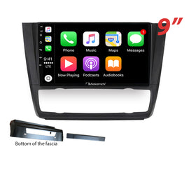 Nakamichi Android NA9BMW1S20042011AUTO Wireless Apple Carplay Android auto Sat Nav solution compatible with BMW 1 Series 2004-2011 Auto A/C