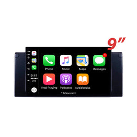 Nakamichi Android NA9BMWE39E53 Wireless Apple Carplay Android Auto Sat Nav Solution compatible with BMW 5 Series 1996-2004 E39 X5 2000-2006 E53
