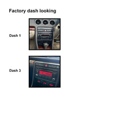CAC F9AD3K 9 Inch Fascia Kit Compatible with Audi A4 2001-2008 Dash 1 3