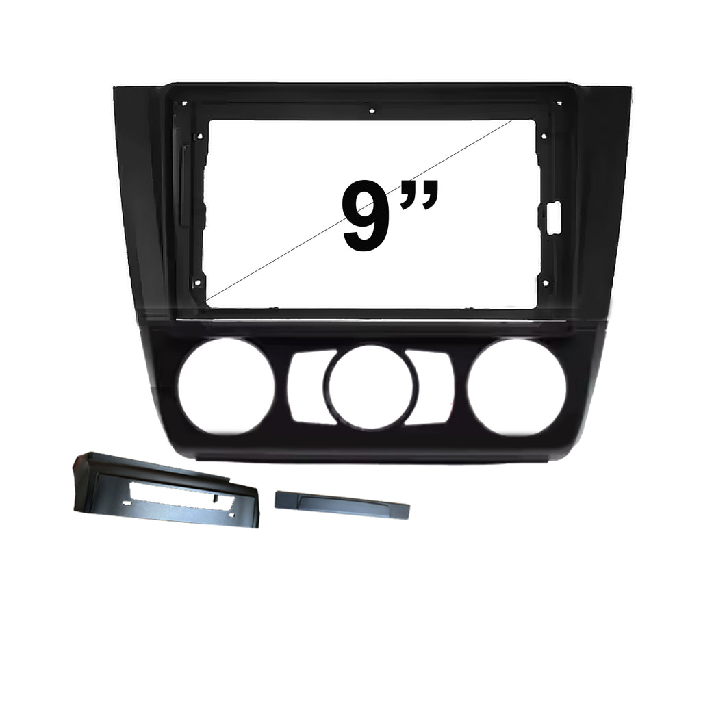 9" FACIA KIT F9BM3 Panel Fascia Dash Plate Panel For BMW 1 Series 2004-2011 Dash 6 Manual A/C
