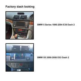 CAC F9BM4K2 9 Inch Fascia Kit Compatible with BMW E39 E53 With Factory Amplifier