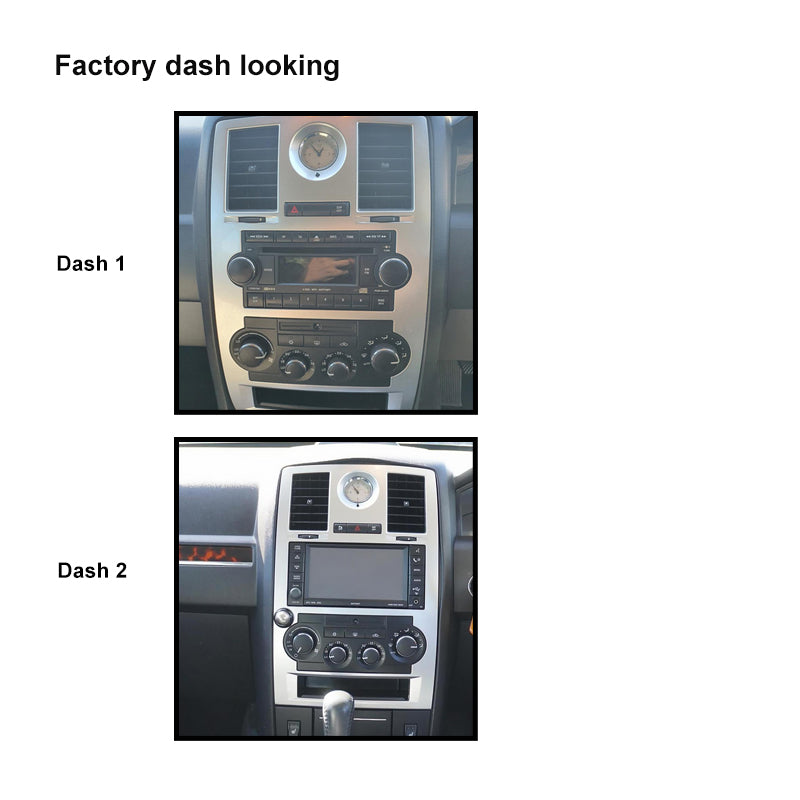 CAC F9CRS2K1 9 Inch Fascia Kit Compatible with Chrysler 300C 2005-2011 Dash 1 2