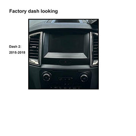 CAC F9FD22K1 9 Inch Fascia Kit Compatible with Ford Ranger 2015-2018 Dash 2