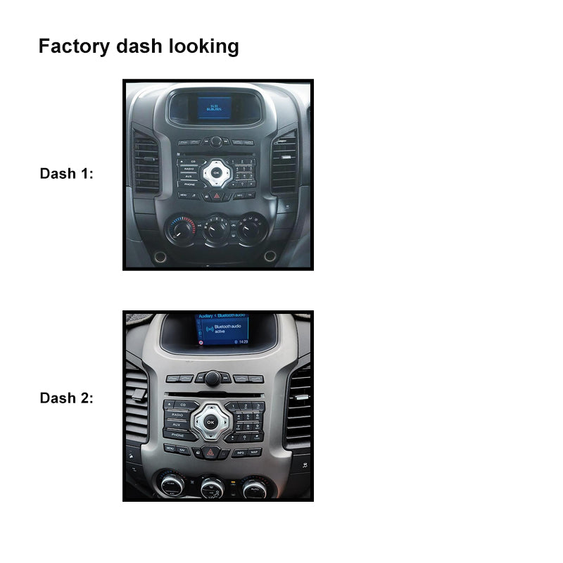 CAC F9FD3K 9 Inch Fascia Kit Compatible with Ford Ranger 2012-2015