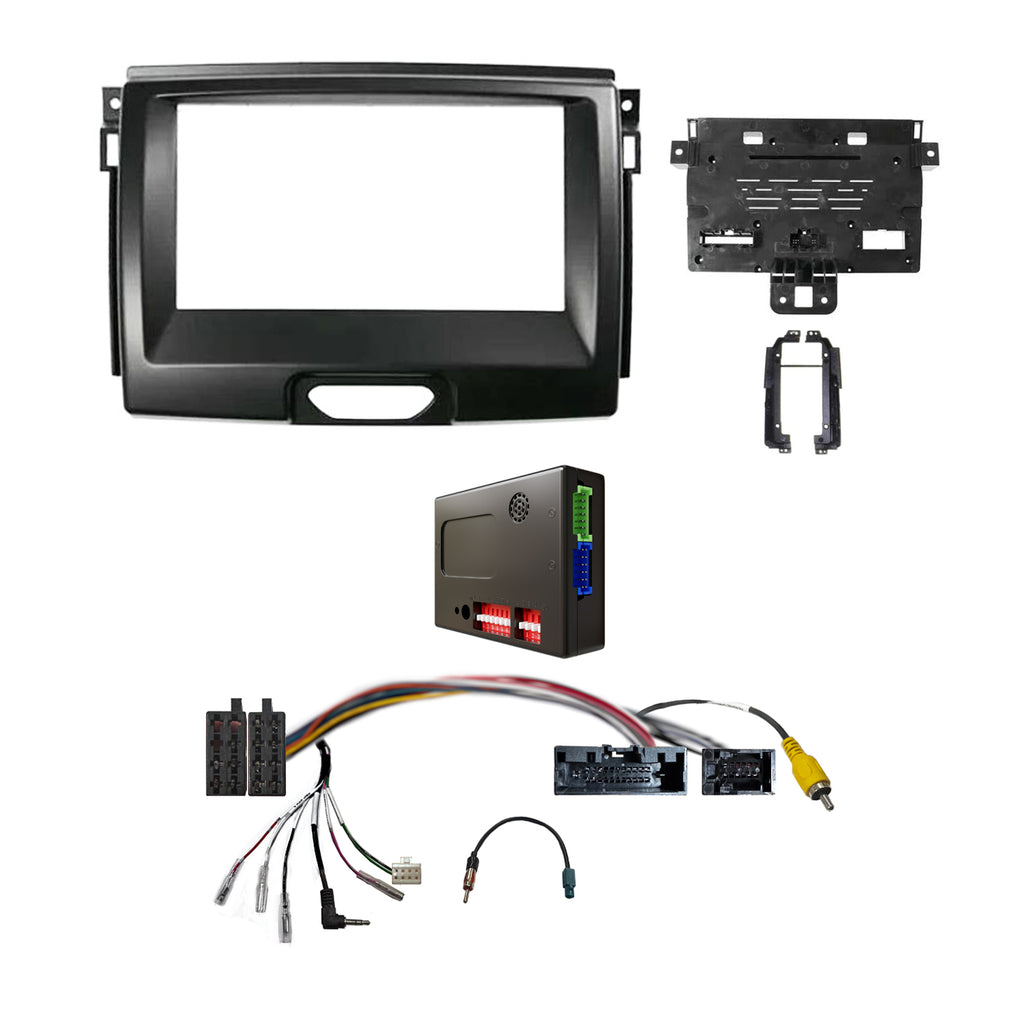 CAC F9FD4K1 9 Inch Fascia Kit Compatible with Ford Ranger 2015-2018 Dash 1