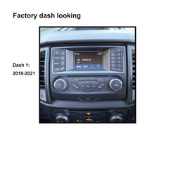 CAC F9FD4K2 9 Inch Fascia Kit Compatible with Ford Ranger 2018-2021 Dash 1