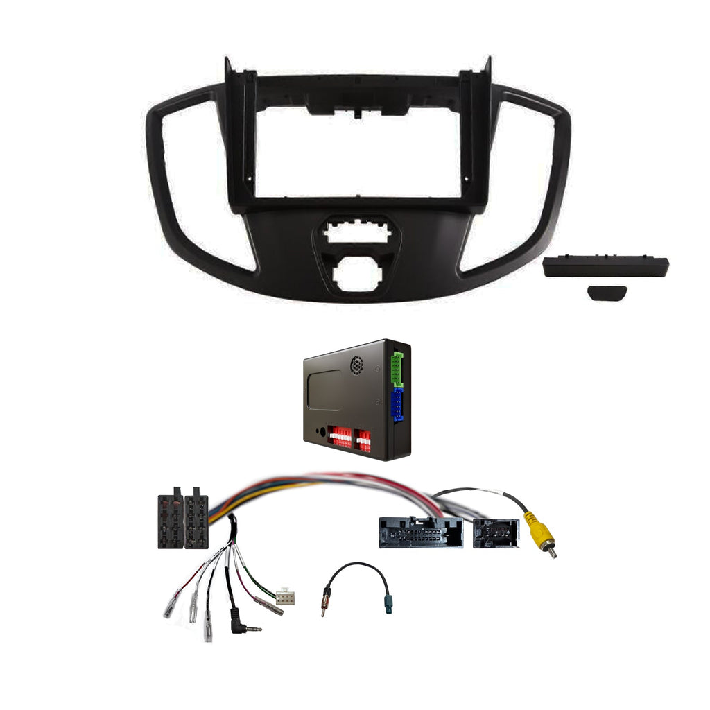 CAC F9FD6K 9 Inch Fascia Kit Compatible with Ford Transit 2014-2017 VO