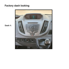 CAC F9FD6K 9 Inch Fascia Kit Compatible with Ford Transit 2014-2017 VO