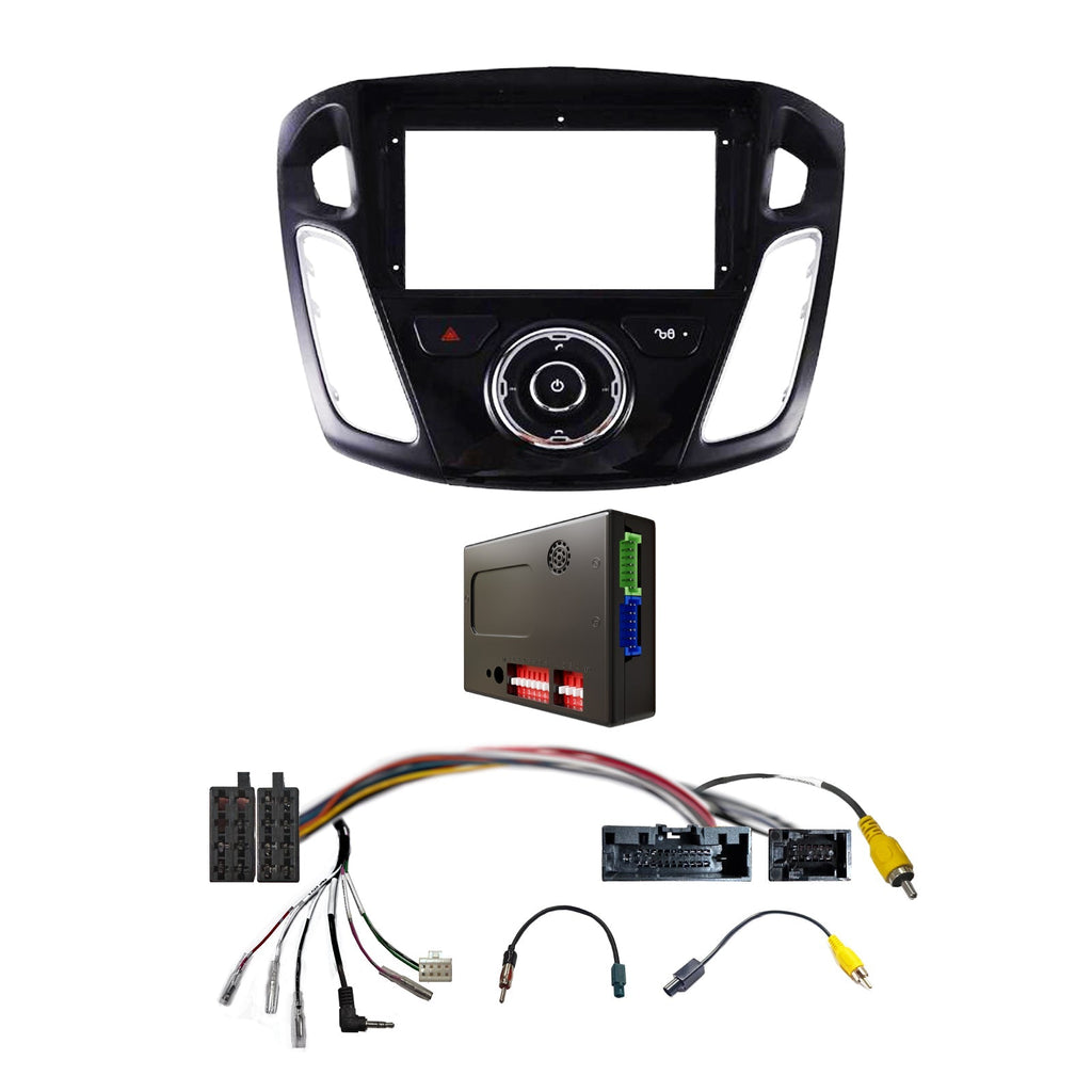 CAC F9FD8K1 9 Inch Fascia Kit Compatible with Ford Focus 2012-2018