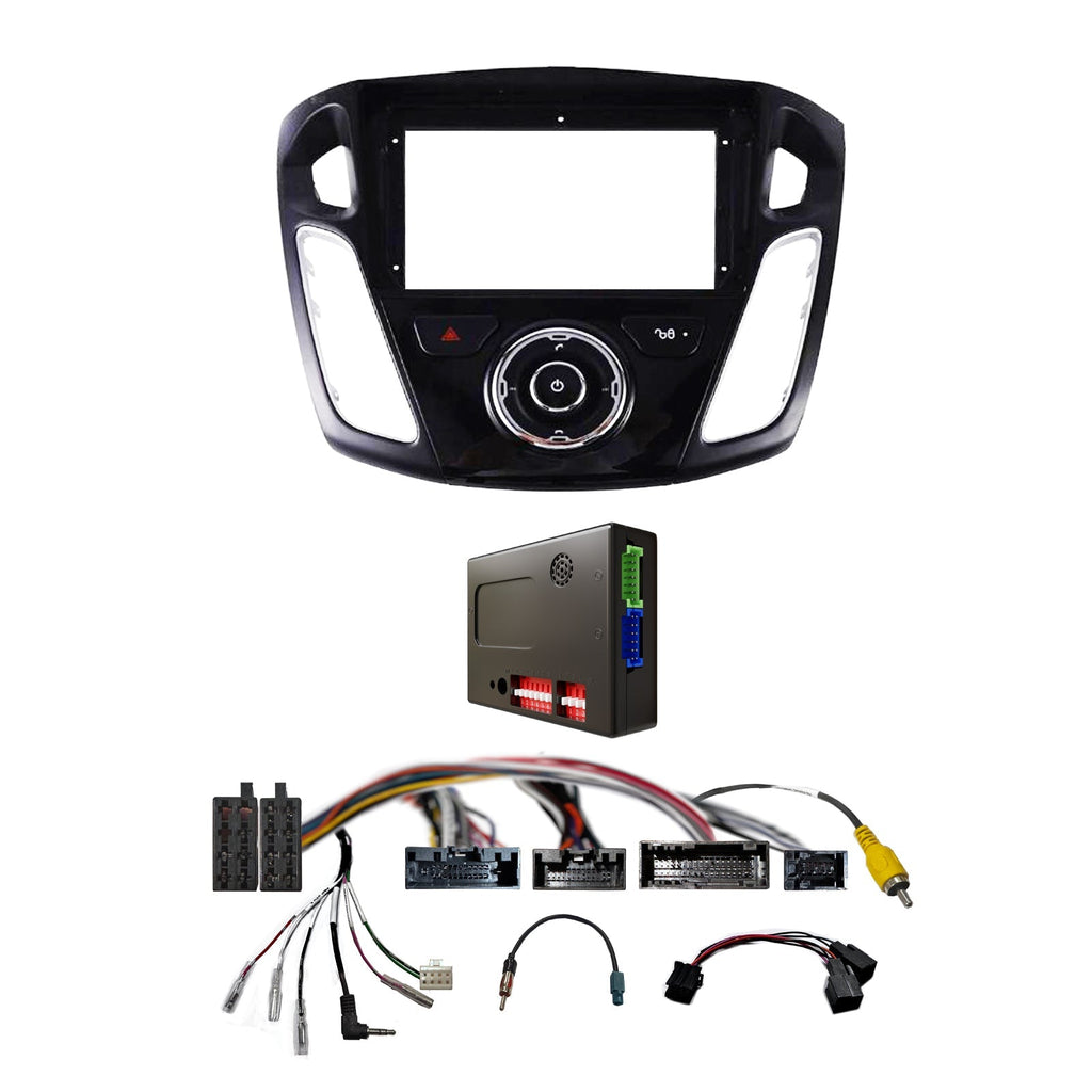 CAC F9FD8K2 9 Inch Fascia Kit Compatible with Ford Focus 2015-2018