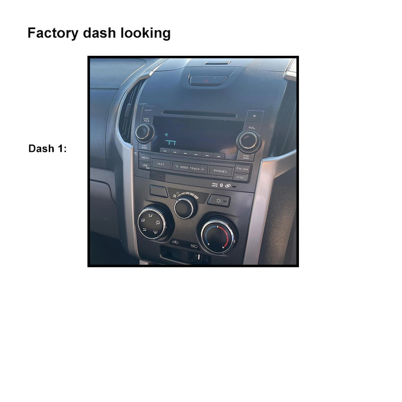 CAC F9GM2K1 9 Inch Fascia Kit Compatible with Holden Colorado 2012-2014