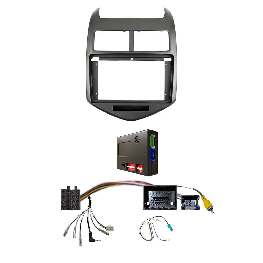 CAC F9GM3K2 9 Inch Fascia Kit Compatible with Holden Barina 2011-2016 Dash 2 Mylink