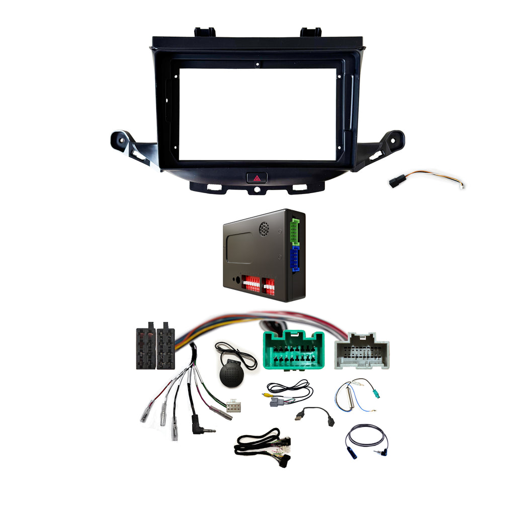 CAC F9GM4K 9 Inch Fascia Kit Compatible with Holden Astra 2016-2020 BK Dash 1 2