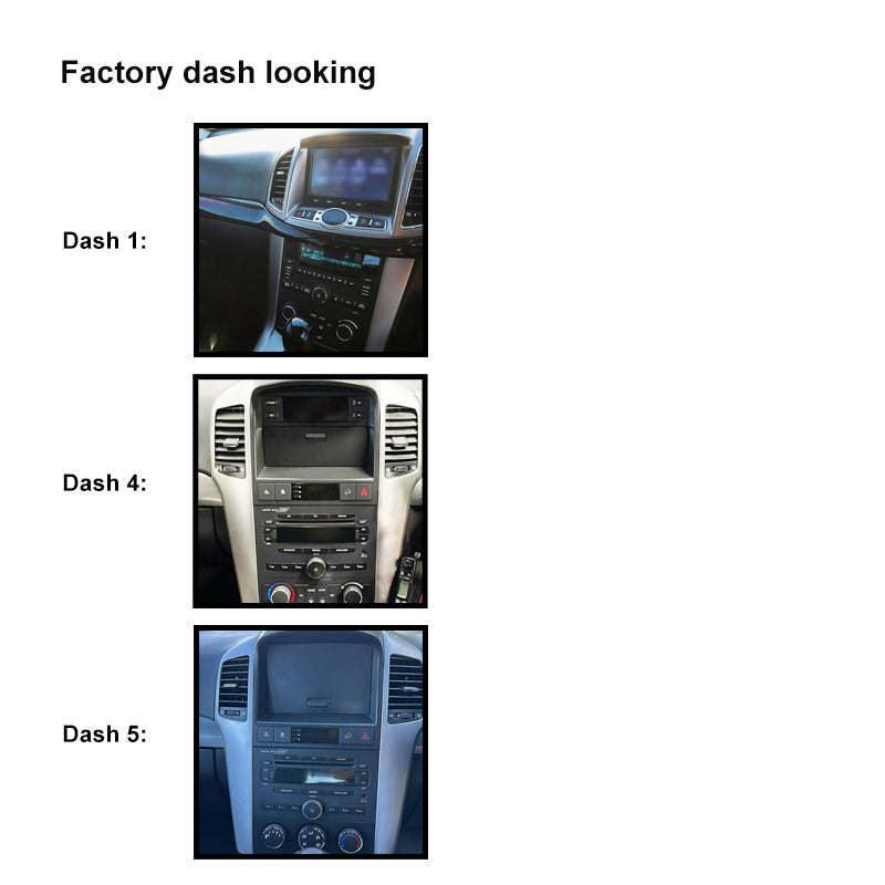 CAC F9GM5K 9 Inch Fascia Kit Compatible with Holden Captiva 7 2006-2015 Dash 1 4 5 botton fit