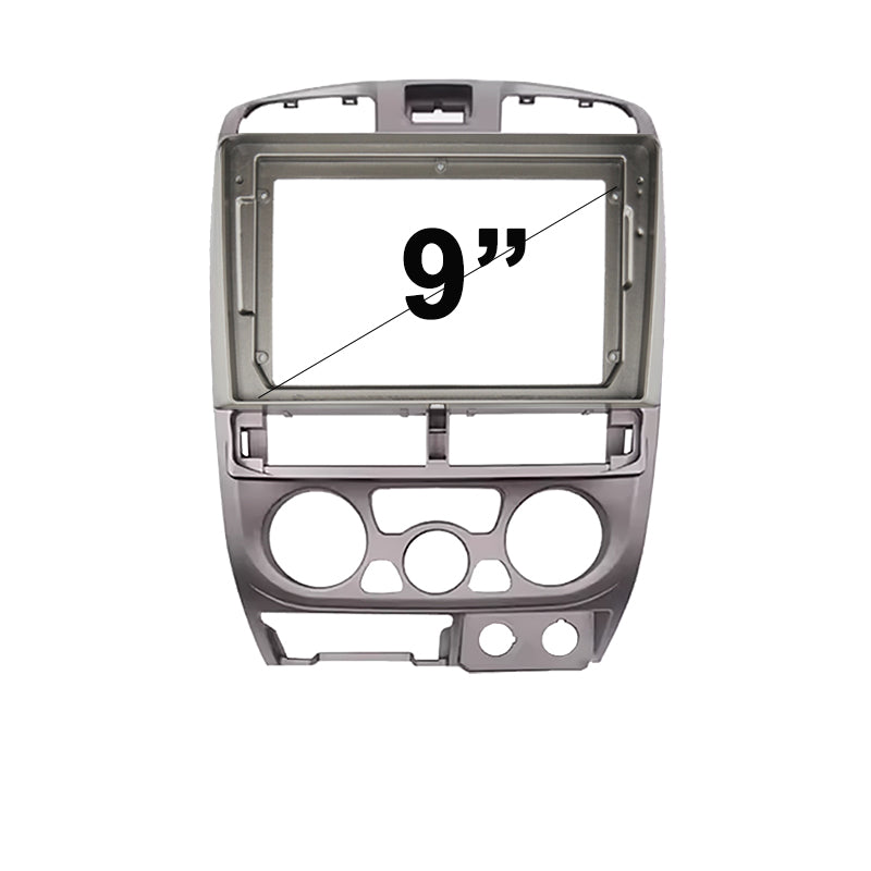 9" FACIA KIT F9GM7 Fascia Dash Plate Panel For Holden Rodeo 2003-2008 Square Air Con