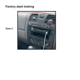 CAC F9GM7K 9 Inch Fascia Kit Compatible with Holden Rodeo 2003-2008 Dash 2 Square Air Vent