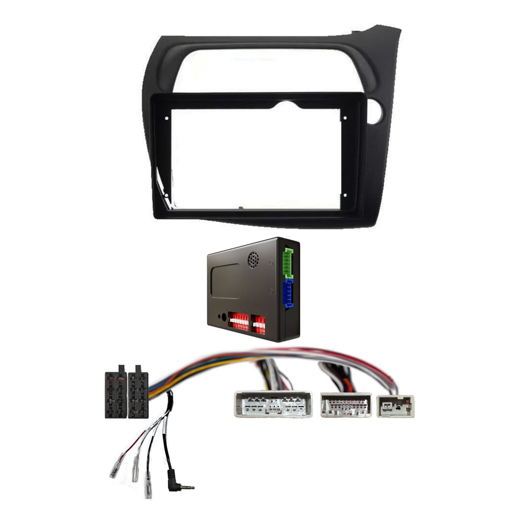 CAC F9HD25K 9 Inch Fascia Kit Compatible with Honda Civic 2006-2011 Hatch