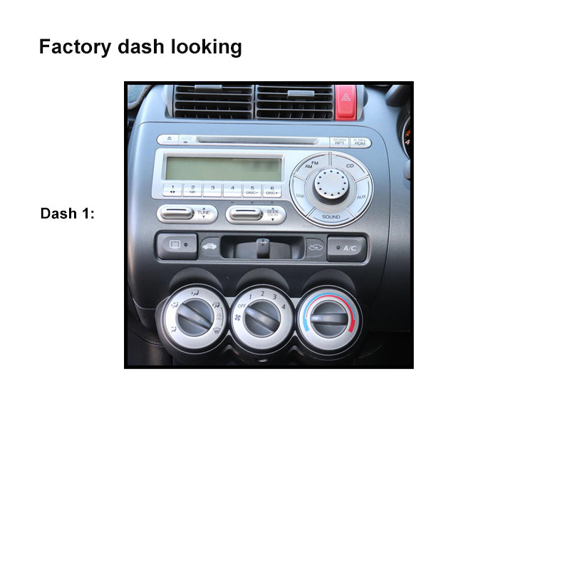 CAC F9HD34K 9 Inch Fascia Kit Compatible with Honda Jazz 2002-2008