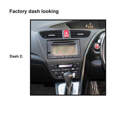 CAC F9HD3K2 9 Inch Fascia Kit Compatible with Honda Civic 2012-2015 Hatch Dash 2