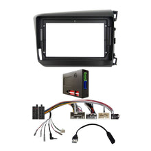 Load image into Gallery viewer, CAC F9HD6K1 9 Inch Fascia Kit Compatible with Honda Civic 2012-2015 Sedan Dash 1