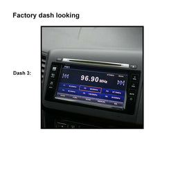 CAC F9HD6K3S 9 Inch Fascia Kit Compatible with Honda Civic 2012-2015 Sedan Dash 3 With Side Camera