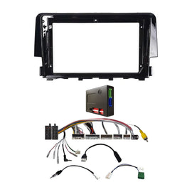 CAC F9HD9K 9 Inch Fascia Kit Compatible with Honda Civic 2015+ No Side Camera