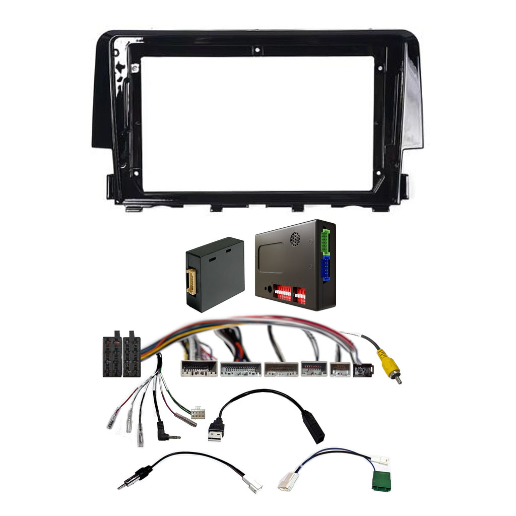 CAC F9HD9KS 9 Inch Fascia Kit Compatible with Honda Civic 2015+ With Side Camera