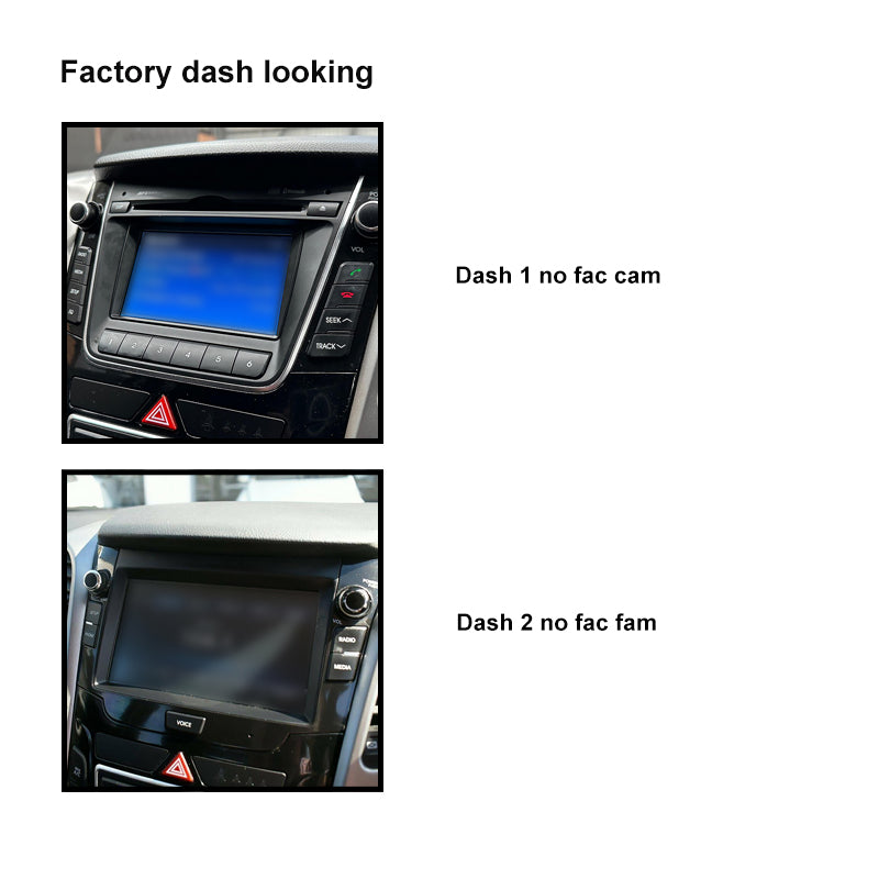 CAC F9HY24K1 9 Inch Fascia Kit Compatible with Hyundai i30 2012-2017 Dash 1 2 No Fac Camera