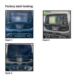 CAC F9HY26K 9 Inch Fascia Kit Compatible with hyundai i30 2017-2023 Dash 1 2 3