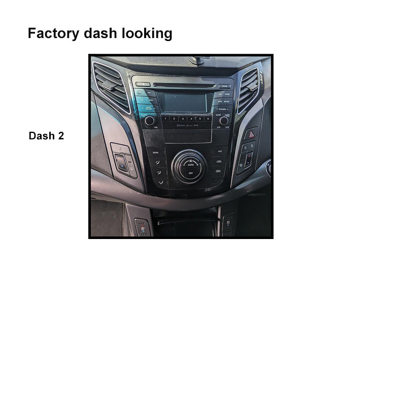 CAC F9HY27K2 9 Inch Fascia Kit Compatible with Hyundai i40 2011+ Dash 2 Factory Amplified