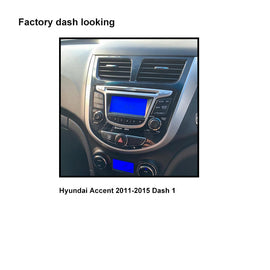 CAC F9HY2K1 9 Inch Fascia Kit Compatible with Hyundai Accent 2011-2015 Dash 1