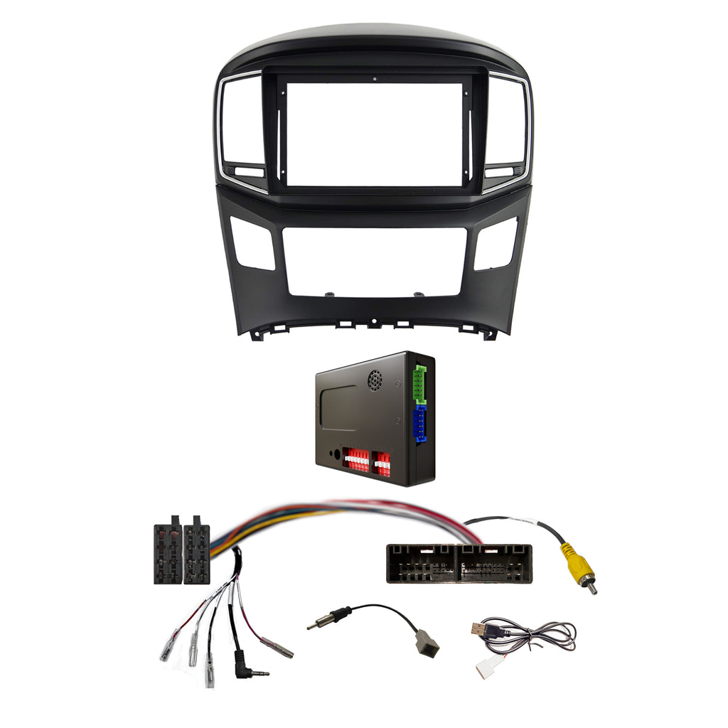 CAC F9HY32K1 9 Inch Fascia Kit Compatible with Hyundai iLoad iMax 2015-2018