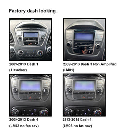 CAC F9HY33K1 9 Inch Fascia Kit Compatible with Hyundai ix35 2009-2015