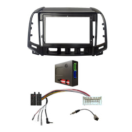 CAC F9HY34K1 9 Inch Fascia Kit Compatible with Hyundai Santafe 2006-2009 Dash 1