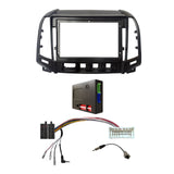 CAC F9HY34K1 9 Inch Fascia Kit Compatible with Hyundai Santafe 2006-2009 Dash 1