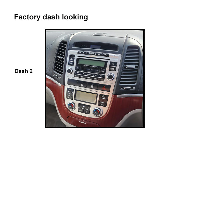 CAC F9HY34K2 9 Inch Fascia Kit Compatible with Hyundai Santafe 2006-2009 Dash 2 Amplified